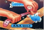 ASA Rule Funny Sticker Name Decal