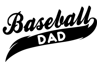 Baseball Dad Sport Spirit Decal