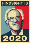 BERNIE 2020 RWB STICKER