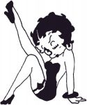 Betty Boop Decal 4