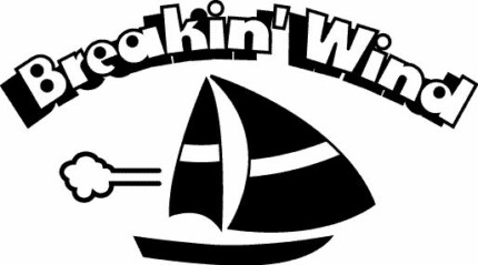 Breakin Wind Boating Sticker