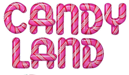 candyland logo sticker