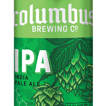 COLUMBUS BREWING INDIA PALE ALE IPA CAN SHAPED STICKER