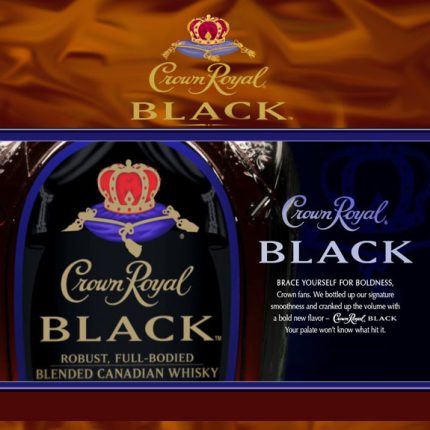 Crown Royal Black Label Sticker