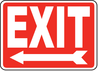 Exit Entrance Signs and Banners 09
