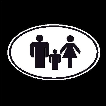 Family Oval Decal