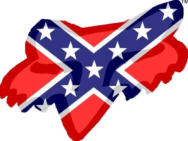 fox rebel flag sticker