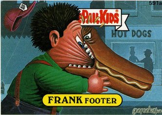FRANK Footer Funny Sticker Name Decal