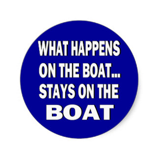 Funny Boating Sticker