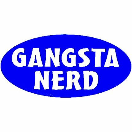 Gangsta Nerd Sticker