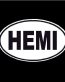 Hemi Oval Decal