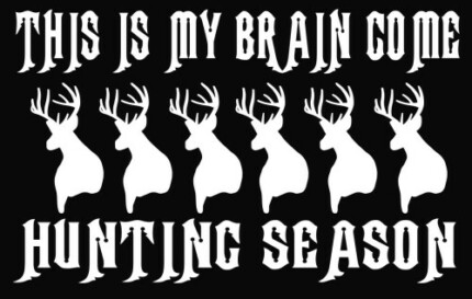 Hunting Season Vinyl Decal Sticker