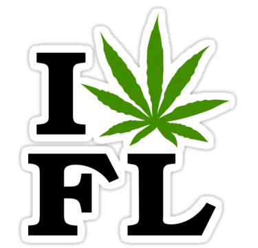 I Marijuana Florida Sticker