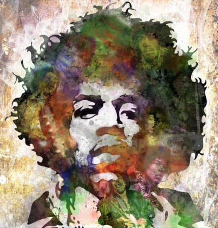Jimmy Hendrix BAND Sticker 44