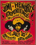 jimmy hendrix poster sticker