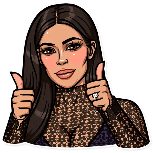 kardashian family_celebrity sticker 4