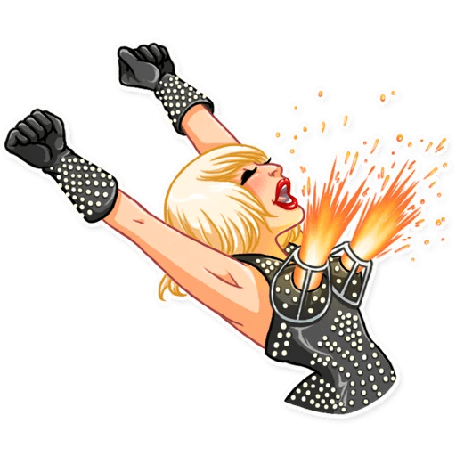 Lady Gaga_Band Sticker 16