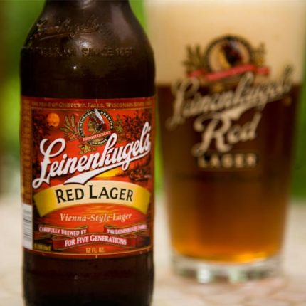 Leinenkugels Red Lager Bottle and Mug