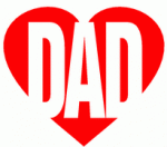 Love Dad Decal