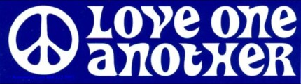 Love One Another Bumper Sticker