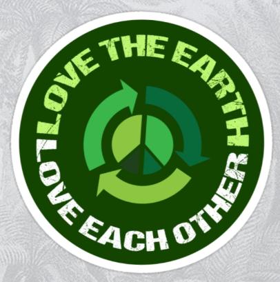 Love the Earth Love Each Other Sticker