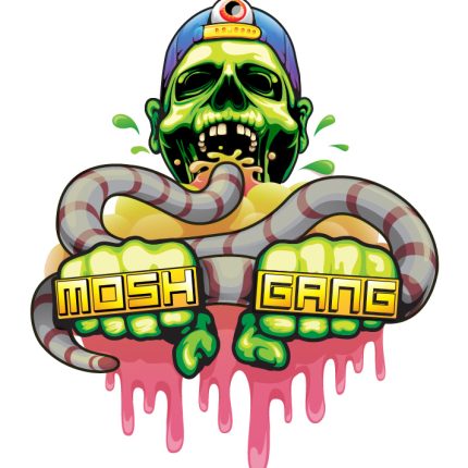 mosh-gang zombie sticker