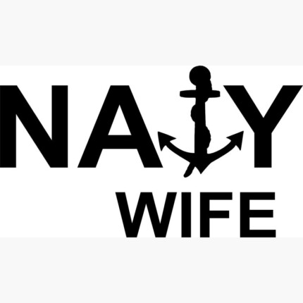 NAVY WIFE DECAL