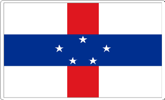 Netherlands Antilles Flag Sticker