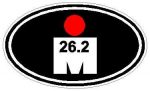 Oval Running Decals Ironman 26.3 Sticker V