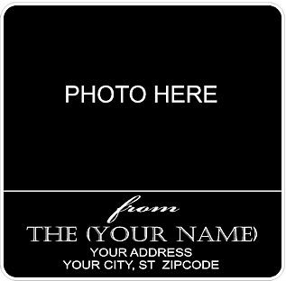 Photo Address Sticker - FROM