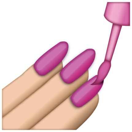 Pink_Nail_Polish_Emoji