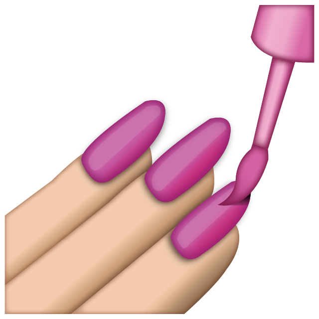 Pink_Nail_Polish_Emoji