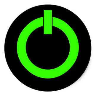power_button_round_gamer sticker