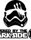POWERED MY THE DARKSIDE DIE CUT STAR WARS DECAL