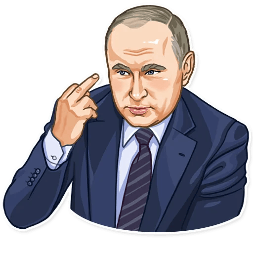 president vladimir putin political sticker 14