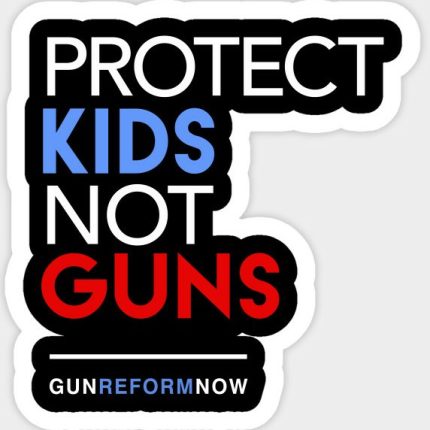 Protect Kids Not Guns Sticker