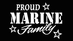 PROUD Military Stickers MARINE FAMILY