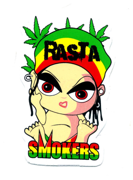 Rasta Reggae Sticker Weed 420 Decal 01