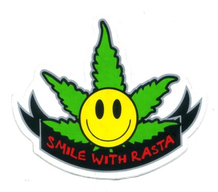 Rasta Reggae Sticker Weed 420 Decal 14