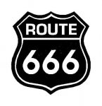 Route 666 Decal