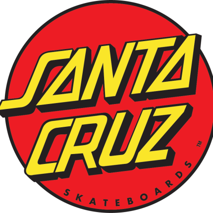 santa cruz SKATEBOARD LOGO STICKER