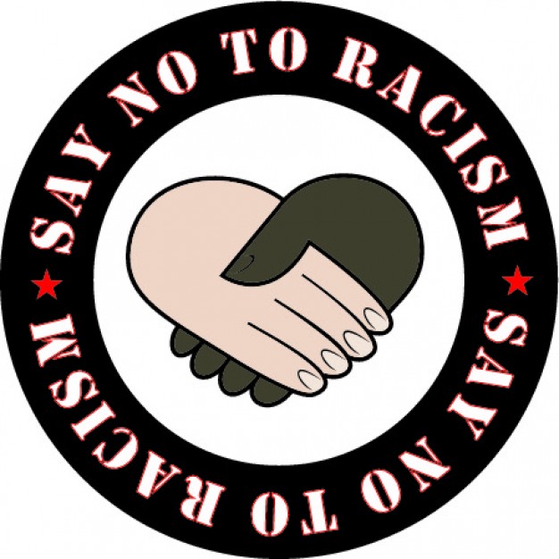 SAY NO TO RACISM STICKER 22