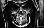 Skull Grim Reaper sticker