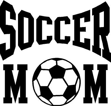 Soccer Mom Window Wall Sticker 5