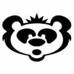 03c Panda Head Decal