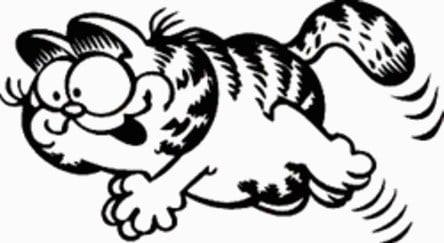 Diecut Garfield Decal 2