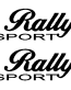 Rally Sport decal