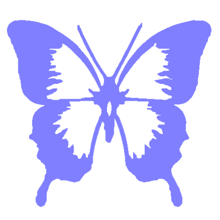 Butterfly decal 3