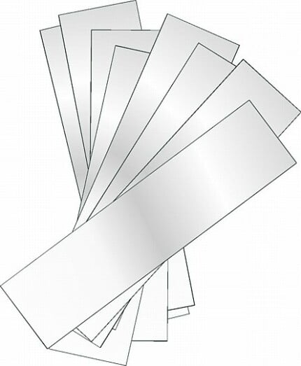 8 - 6 Inch White Reflective Safety Strips