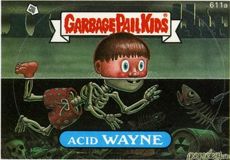 Acid WAYNE Funny Sticker Name Decal